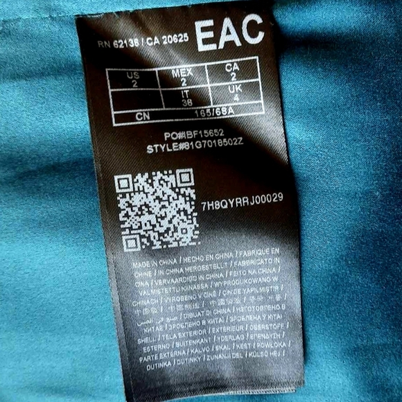 Marciano LA Teal Pencil Skirt - Picture 8 of 8